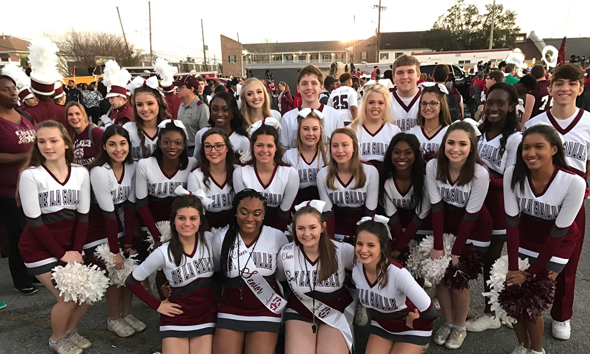 Cheerleading Private Catholic High School In New Orleans Louisiana 